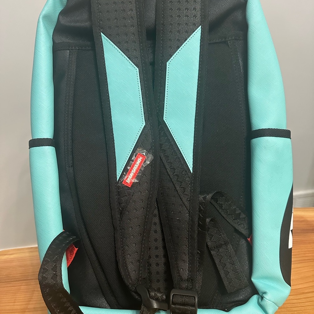 NWT Sprayground Limited Edition Backpack - Blue - Vegan Leather - Picture 6 of 12